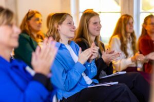 Goede sprekers op het congres