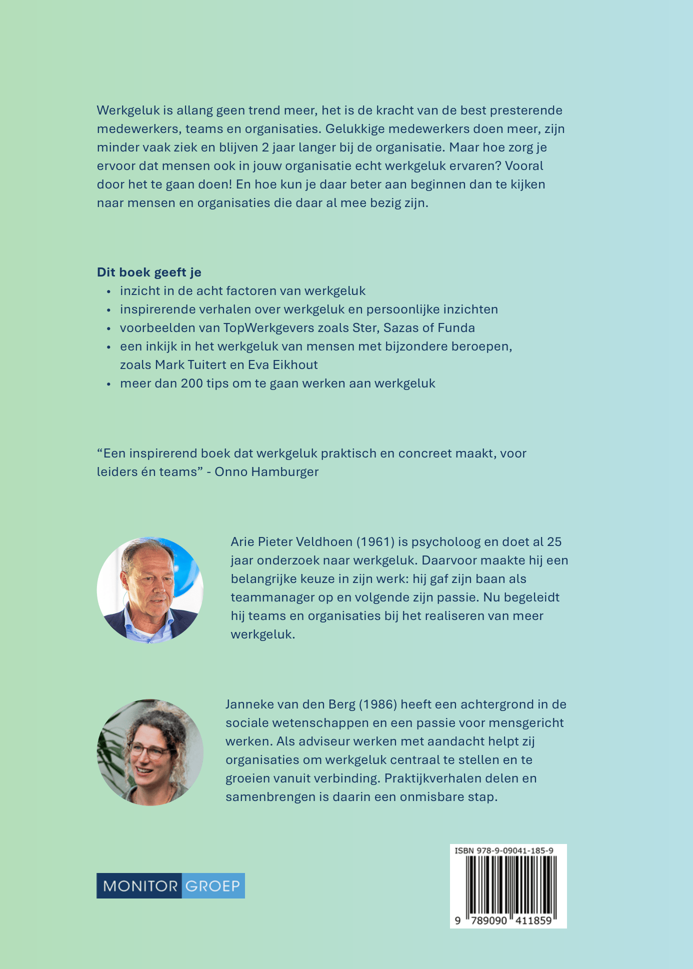 Praktijkboek Werkgeluk achterkant